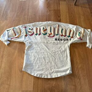 Disney Women's multi COLOR Spirit jersey puff letters